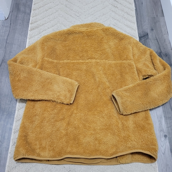 Eddie Bauer Quest Plush Fleece 1/4 Zip Mustard Pullover New With tags - Picture 8 of 9